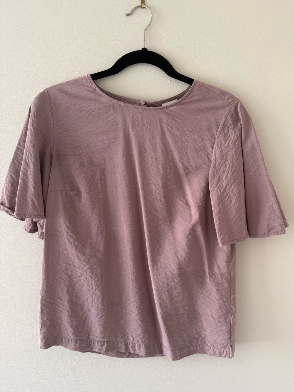 a new day Mauve Short Sleeve Top